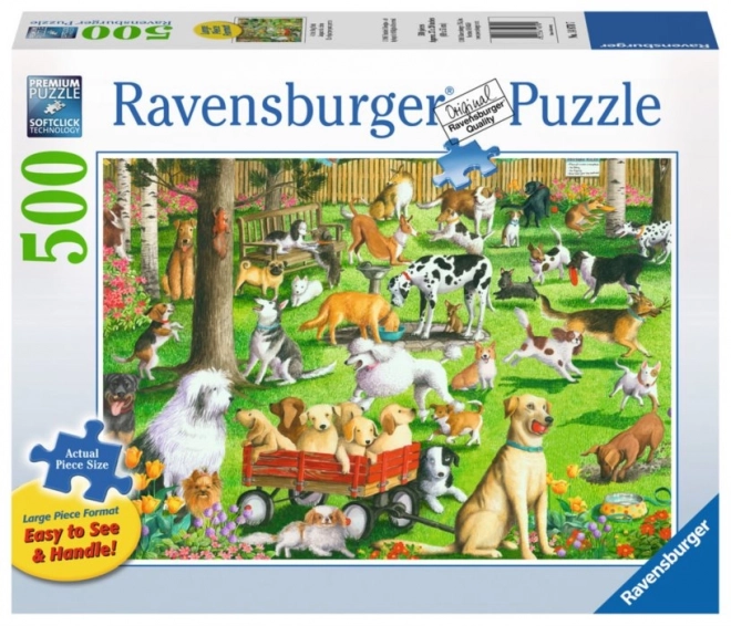 Dog Park XXL 500 Piece Puzzle