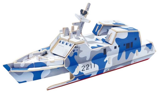 RobTime Wooden Assault Ship Puzzle