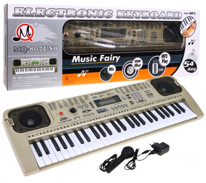 Children's Lesson Mode Keyboard with Microphone