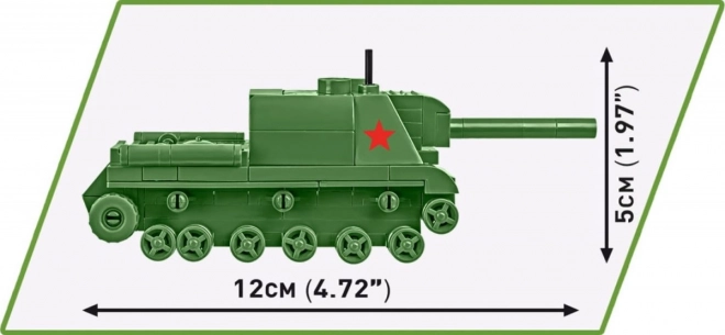 Heavy Armored Gun ISU-152 Building Blocks Set