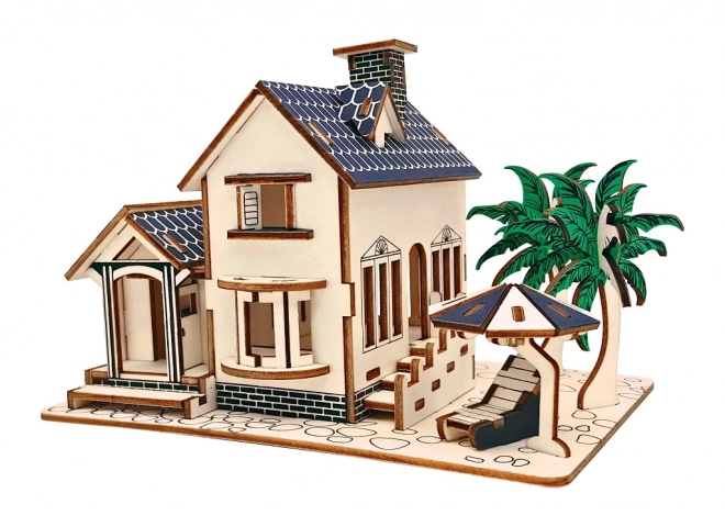 Wooden 3D Puzzle Beach House