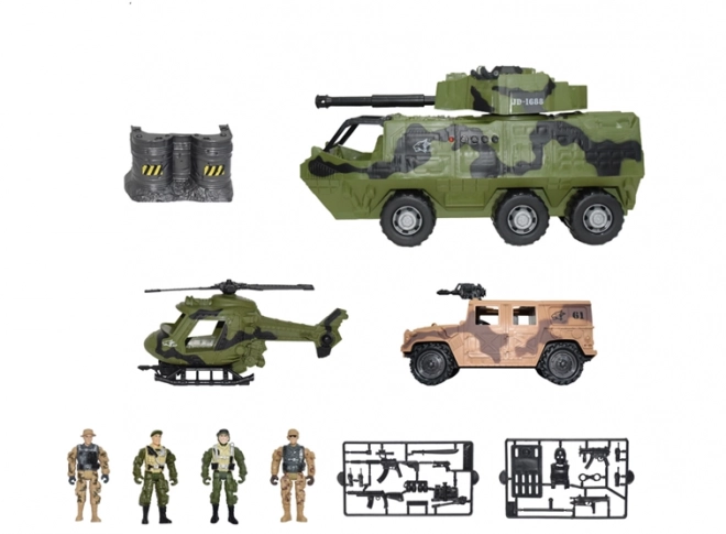 Starx großes Militärfahrzeug-Set mit Sound
