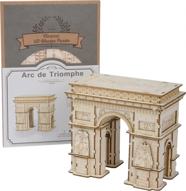 Robotic Wooden 3D Puzzle Arc de Triomphe