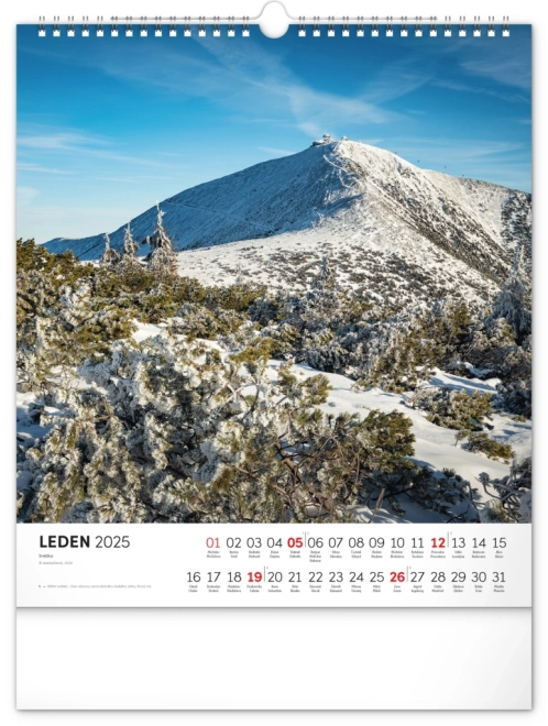 Wall Calendar Krkonoše 2025