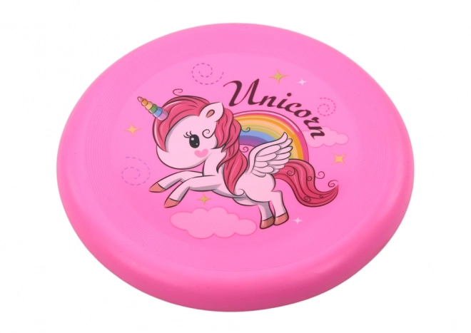 Flying Frisbee Unicorn Pink