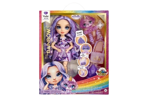 Rainbow High Fashion Doll with Pet - Violet Willow