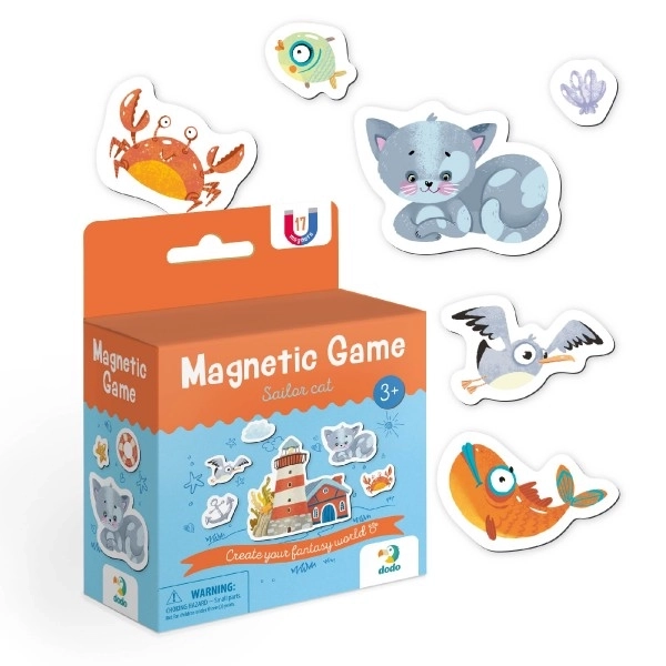 Magnetic Game Cat and Lighthouse