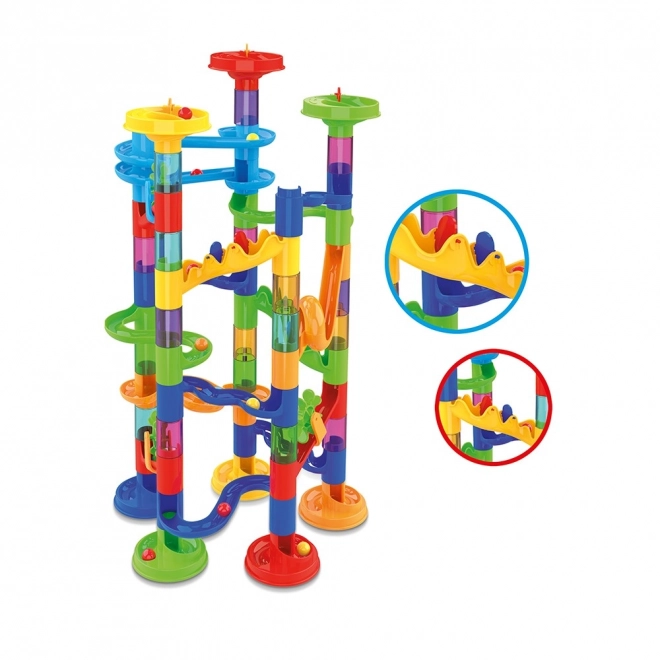 Marble Run Set with 78 Pieces