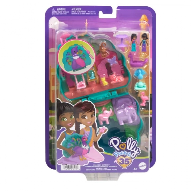 Polly Pocket Enchanted Peacock Garden Playset