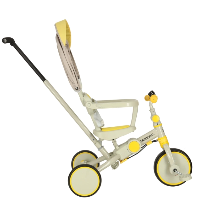 Yellow and Black Trike Fix V4 with Canopy – Yellow-grey