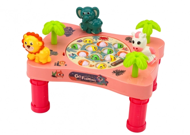 Fishing Game Table Pink