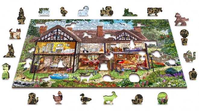 Wooden Puzzle Summer House 2-in-1 505 Pieces