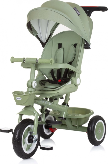 Chipolino tricycle with canopy marathon 2-in-1 pastel green