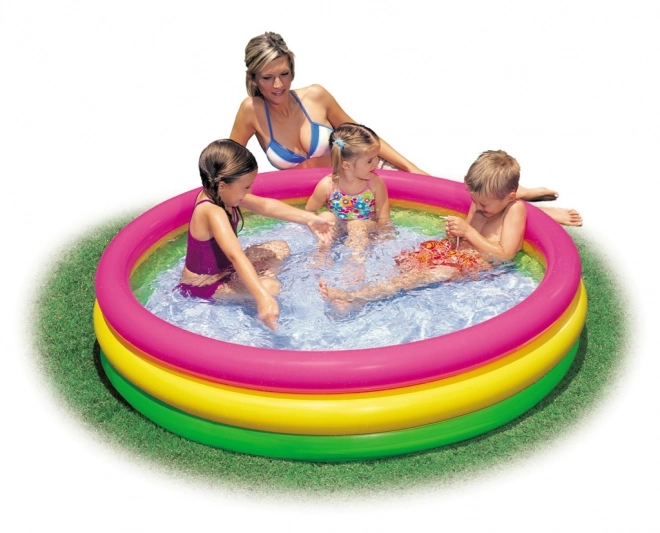 Inflatable Rainbow Pool