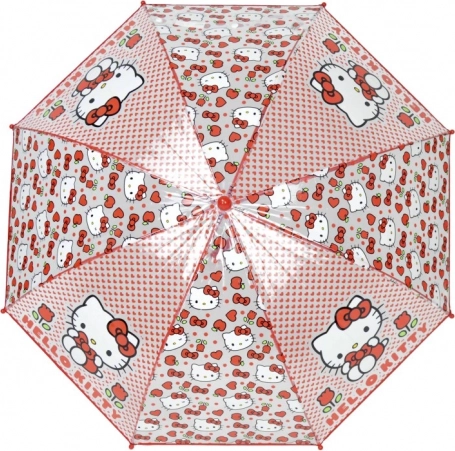 Ombrello automatico Hello Kitty 48 cm rosso