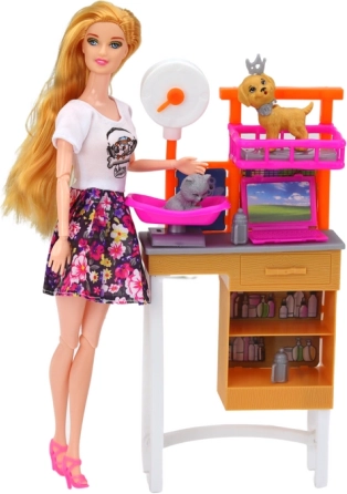 Doll with animals to foster empathy