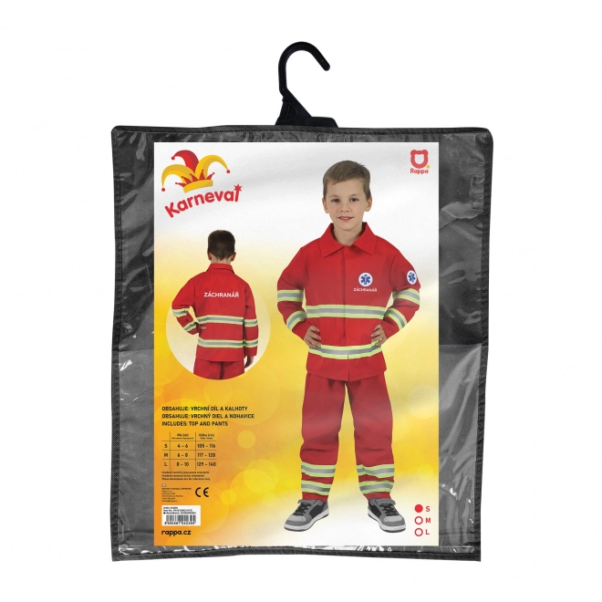 Children's Rescuer Costume - Czech Print