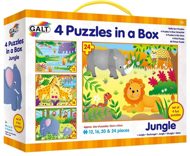 Galt Jungle Puzzle Set 4-in-1