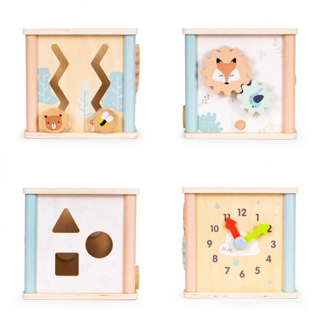 Wooden Educational Toy Cube by Ecotoys