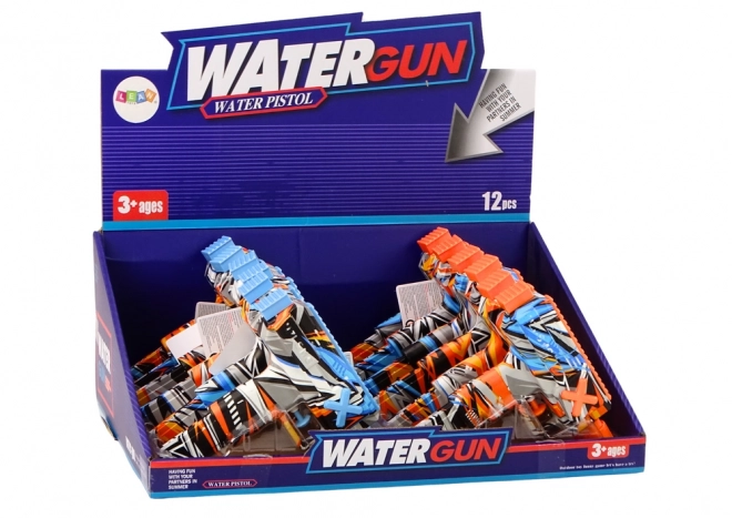 Small Water Gun Graffiti Blue Orange