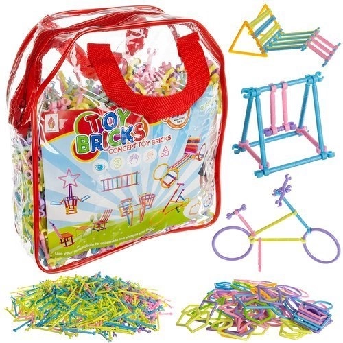 Construction Straws Building Set 1000 Pieces