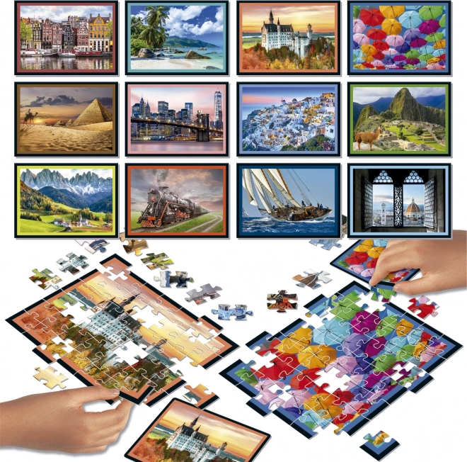 Educa travel puzzle battle