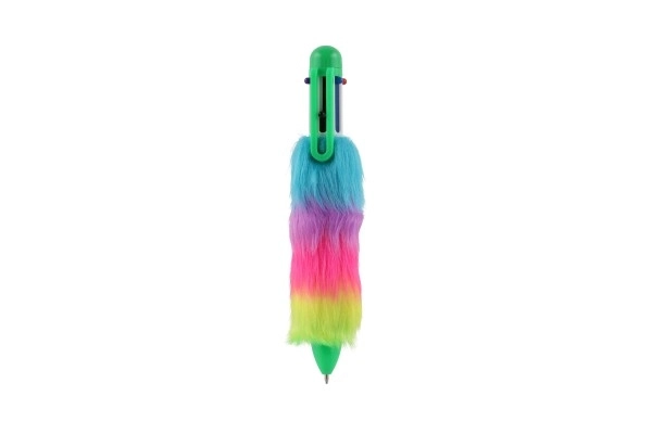 Colorful Plush Pen with Six Colors