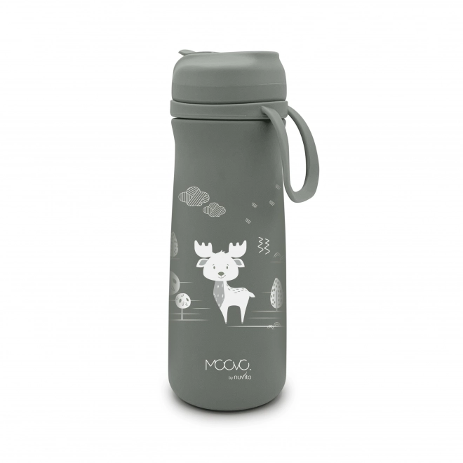 Insulated Drink Bottle for Kids Sage Green