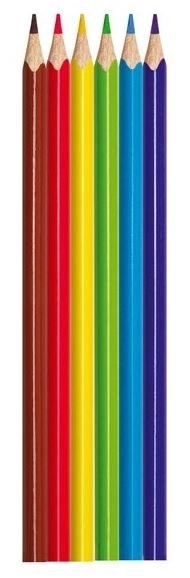 Triangular MAPED Color'Peps Colored Pencils 6 Pack