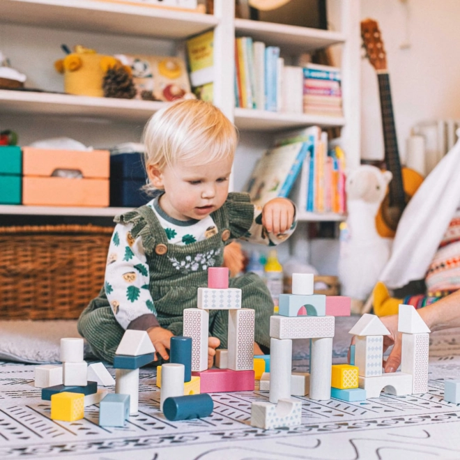 Bigjigs Toys bucket of blocks 50 pcs