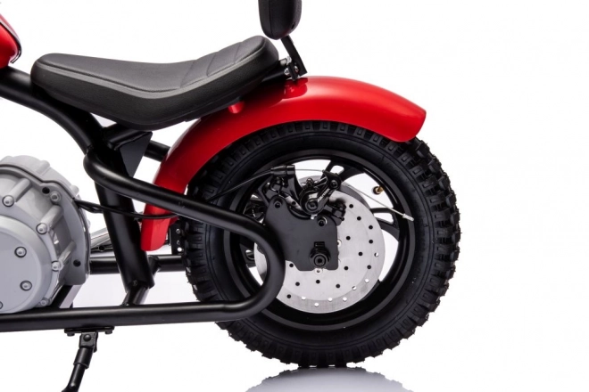 Battery Powered Red Motorcycle