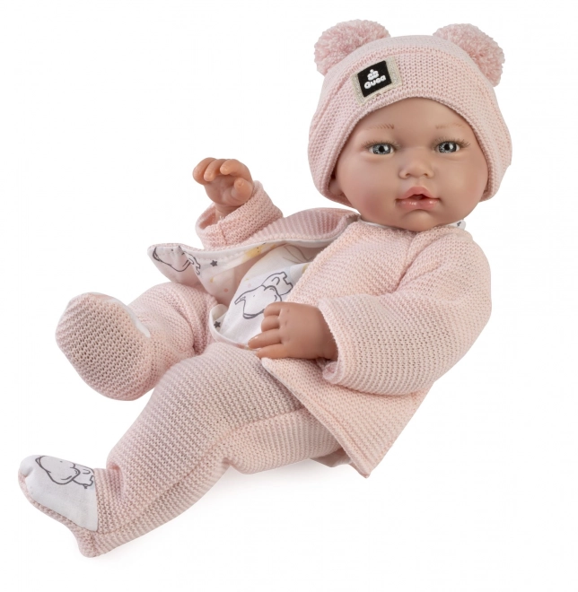 Realistic Baby Doll with Soft Cloth Body 36 cm