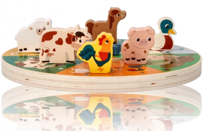 Wooden Farm Animal Maze