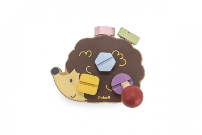 Wooden Screw Hedgehog Toy