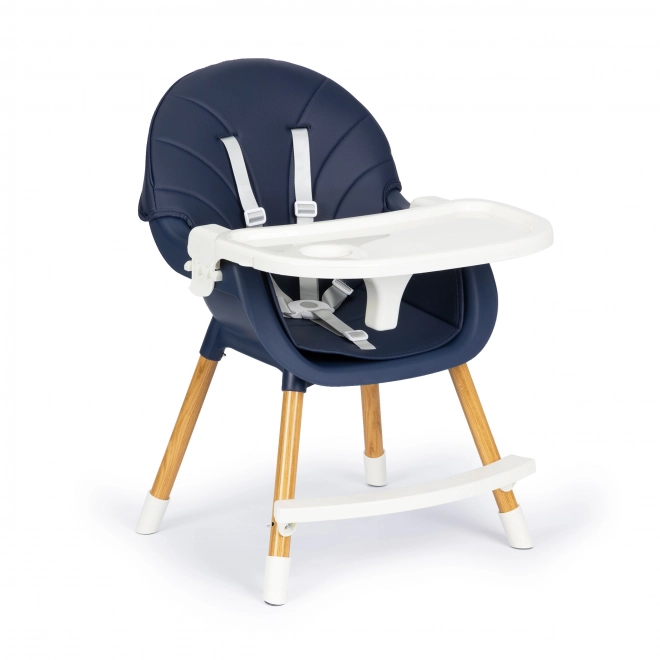 2-in-1 Feeding Chair Dark Blue