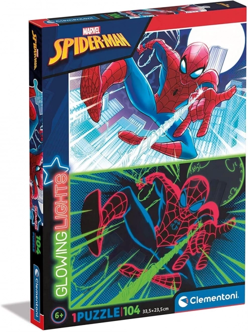 Glowing Puzzle Marvel: Spiderman 104 Pieces