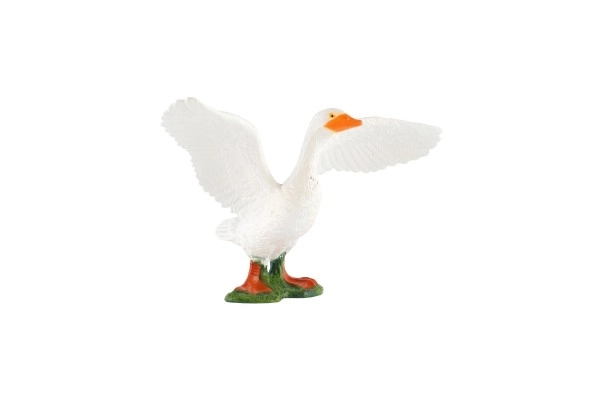 Plastic Domestic Goose Toy 10cm