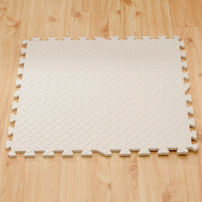 Foam Puzzle Mat for Children 60x60 White Set of 4