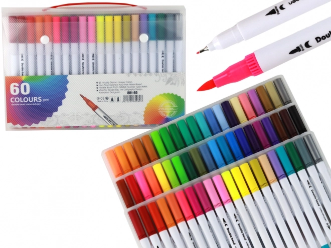 Double-Sided Marker Set with Organizer