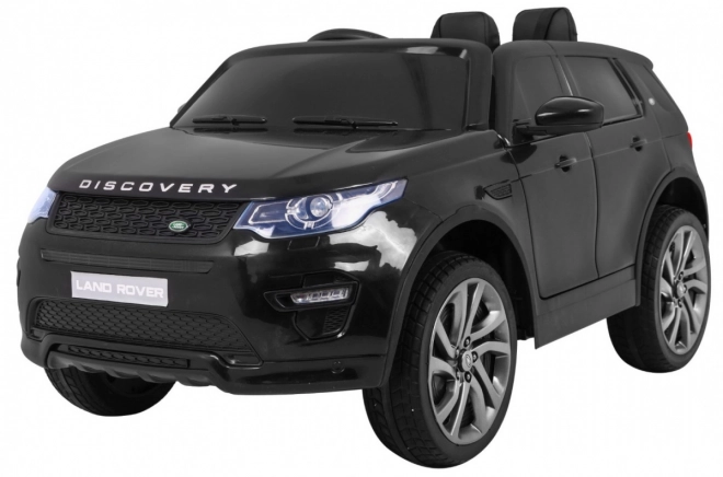 Land Rover Discovery for kids black + Remote control + 5-point safety belts + Seat adjustment + EVA + MP3 LED