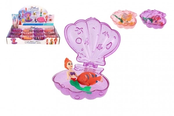 Mermaid Toy with Accessory in Shell