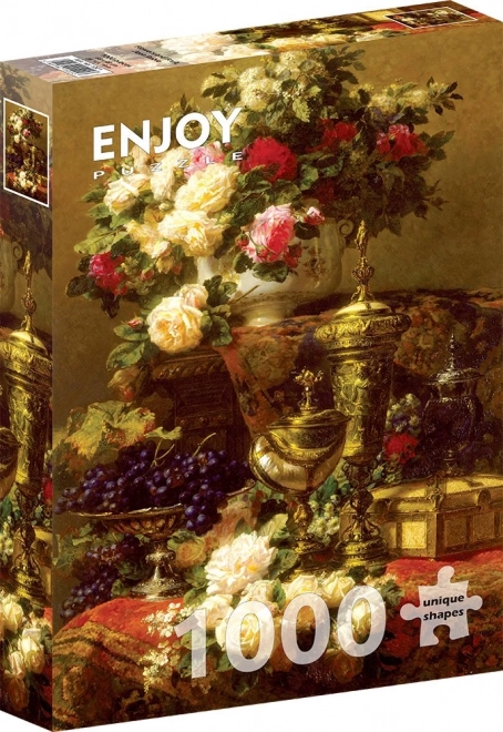 Enjoy Puzzle Jean-Baptiste Robie: Flowers and Fruit 1000 Pieces