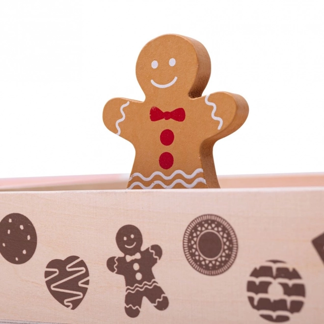 Bigjigs Toys Wooden Cookie Box