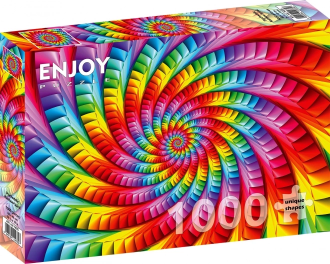 Psychedelic Spiral 1000 Piece Puzzle