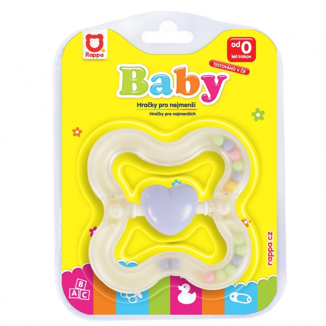 Heart Shaped Baby Rattle