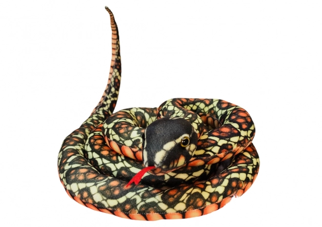 Plush Brown Snake Toy 200 cm