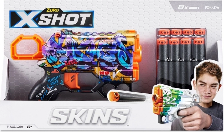 Schnelles Nachladen und 8 Pfeile im Set