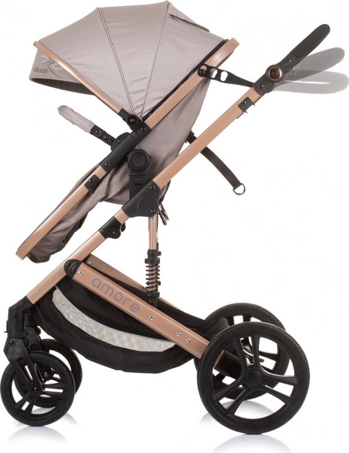 Chipolino stroller Amore 2-in-1 Jungle – Macadamia