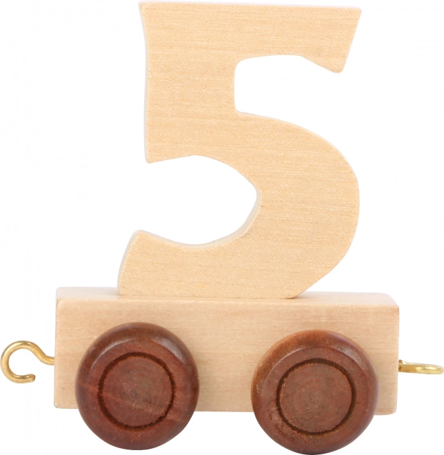 Wooden Train Carriage Number 5