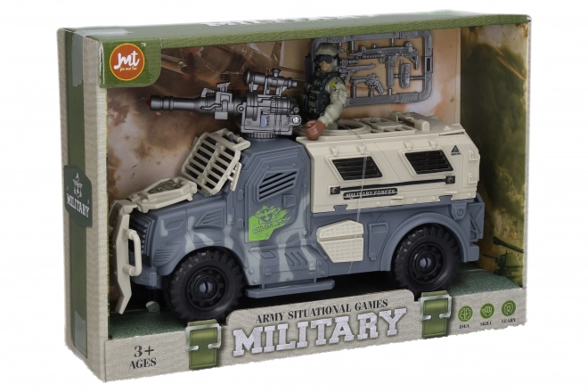 Military Vehicle with Figure and Effects